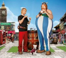 Edouard Baer (Asterix), G&eacute;rard Depardieu (Obelix).