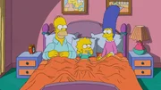 (v.l.n.r.) Homer; Lisa; Marge