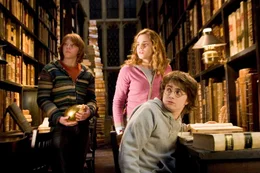 Dumbledore k&uuml;ndigt an, dass das Trimagische Turnier, einer der riskantesten Wettk&auml;mpfe, diesmal von Hogwarts ausgerichtet wird. Je ein Champion wird aus den drei renommiertesten Zaubererschulen ausgew&auml;hlt, und Harry (Daniel Radcliffe, r.) ist einer von ihnen ...