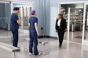 v.li.: Dr. Nick Marsh (Scott Speedman), Dr. Meredith Grey (Ellen Pompeo), Dr. Miranda Bailey (Chandra Wilson).