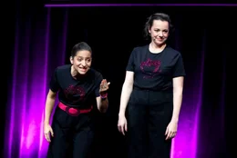 v.li.: Caroline Athanasiadis, Gudrun Nikodem-Eichenhardt.