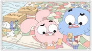 L-R: Anais, Gumball