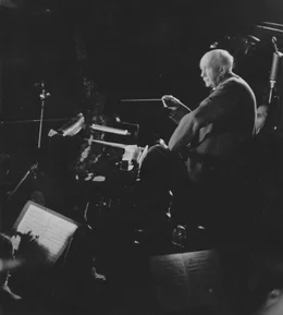 1949: Dirigent Richard Strauss.