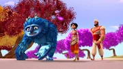 Die vier Helden sind auf der Suche nach dem Baum des Lebens, der auf dieser Insel wachsen soll. Die vier Helden sind auf der Suche nach dem Baum des Lebens, der auf dieser Insel wachsen soll.