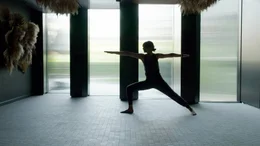 Yoga Silhouette.