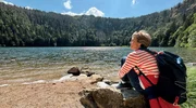 Moderatorin Annette Krause am Feldsee