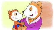 Bobo verabschiedet sich von seiner Mama.