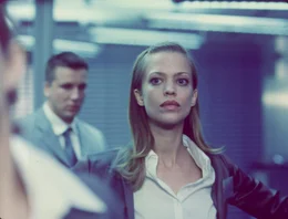 Will der &Ouml;ffentlichkeit zeigen, was bei der Umbrella Corporation vor sich geht: die mutige Dr. Lisa Addison (Heike Makatsch, r.) ...