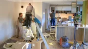 Die Arbeiten im Haus gehen voran. Die Arbeiten im Haus gehen voran.