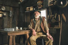 J&auml;ger Huber (Peter Mitterrutzner) verbindet eine lebenslange Freundschaft mit Elias. Seine Besuche in der H&uuml;tte sind Elias' einziger Kontakt zur Gesellschaft.