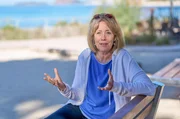 Charlotte Link in der Provence beim Interview Charlotte Link in der Provence beim Interview