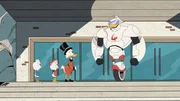 L-R: Dewey, Huey, Scrooge McDuck, Gizmoduck DEWEY, HUEY, SCROOGE, GIZMODUCK