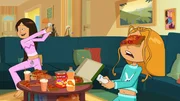 Noch im Schlafanzug, spielen Wendy und Marine ein Videospiel, bei dem Wendy mit allen Mitteln, vor allem mit Wurf-Pizza, Marine besiegen will.