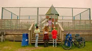 (v.li.): India Dee Kvangarsnes (Noor), Selma Skaare Tanderø (Thea), Caleb Kebreab (William), Herman Nysæther Grinde (Theodor). (v.li.): India Dee Kvangarsnes (Noor), Selma Skaare Tanderø (Thea), Caleb Kebreab (William), Herman Nysæther Grinde (Theodor).