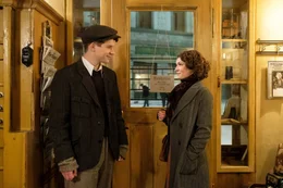 L-R: Franz Huchel (Simon Morz&eacute;) and Anezka (Emma Drogunova)