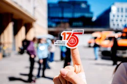 Logo 175 Jahre Berliner Feuerwehr