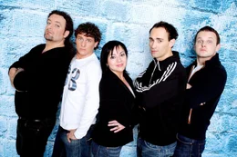 Die &bdquo;&Ouml;3 Comedy Hirten&ldquo;: Herbert Haider, Peter Moizi, Marion Petric, Gernot Kulis, Rolf Lehmann.