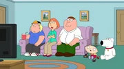 (v.l.n.r.) Chris Griffin; Lois Griffin; Peter Griffin; Stewie Griffin; Brian Griffin