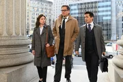 (v.l.n.r.) Taylor Rentzel (MacKenzie Meehan); Dr. Jason Bull (Michael Weatherly); Benny Col&oacute;n (Freddy Rodr&iacute;guez)