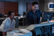Max Evans (Nathan Dean, l.); Kyle Valenti (Michael Trevino, r.)