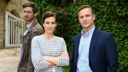 Verd&auml;chtig: Steinbruch-Besitzer Thomas Reuss (Martin Niedermair) mit seiner Ehefrau Barbara (Christina Trefny) und seinem Bruder Albert (Andreas Kiendl).