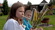 DIe elfjährige Maxi spielt in einer Schalmei-Kapelle. DIe elfjährige Maxi spielt in einer Schalmei-Kapelle.Â