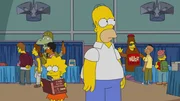 Lisa (l.); Homer (r.) Lisa (l.); Homer (r.)