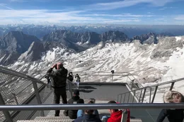Blick von der Zugspitze.