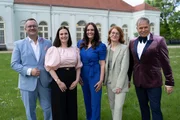 Von links: Marco Fu&szlig;, Amelie Borges, Madeleine Bolz, Marie Mika, Froonck