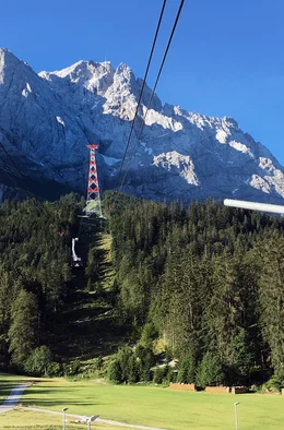 Blick auf die Zugspitze.