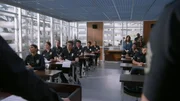 Lucy Chen (Melissa O'Neil, 2.v.l.), John Nolan (Nathan Fillion, 4.v.l.) Lucy Chen (Melissa O'Neil, 2.v.l.), John Nolan (Nathan Fillion, 4.v.l.)