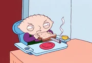 (4. Staffel) - Mit seinen Eltern brabbelt Stewie in Babysprache, aber die Zuschauer verstehen ihn als das Mutter hassende Mastermind, das er ist ... (4. Staffel) - Mit seinen Eltern brabbelt Stewie in Babysprache, aber die Zuschauer verstehen ihn als das Mutter hassende Mastermind, das er ist ...