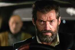 Charles (Patrick Stewart, l.), Logan (Hugh Jackman, r.)