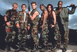 v.l.n.r.: Channon Roe, Demetrius Navarro, David Barry Gray, Tyrin Turner, Jacqueline Obradors und Cedrick Terrell