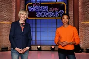Die ehemalige Leichtathletin Heike Drechsler und die Leichtathletin Malaika Mihambo treten als Kandidatinnen gegeneinander an bei 'Wer wei&szlig; denn sowas?'.