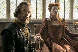 Guy Pearce (Sir William Cecil), Margot Robbie (Elizabeth I)