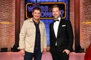 Als Kandidaten zu Gast bei "Wer wei&szlig; denn sowas?": Der S&auml;nger der Band "Pur" Hartmut Engler (l.) und der S&auml;nger Tom Gaebel (r.).