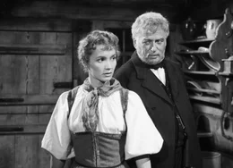 Uli der P&auml;chter Geheimnisvoller Besucher: Liselotte Pulver als Vreneli, Leopold Biberti als Hagelhannes