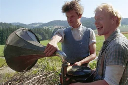 Lars Rudolph (Severin), Simon Schwarz (Lukas).