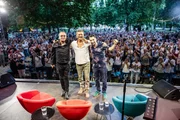v.li.: Christian Kolonovits, Gery Seidl, Bernhard Egger. v.li.: Christian Kolonovits, Gery Seidl, Bernhard Egger.