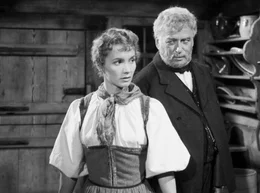 Vreneli (Liselotte Pulver) und der geheimnisvolle Hagelhannes (Leopold Biberti).
