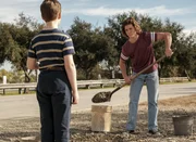 Sheldon (Iain Armitage, l.); Georgie Cooper (Montana Jordan, r.)