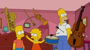 Lisa (M.), Bart (l.) und Milhouse bekommen durch eine radioaktiver Strahlung Superkräfte. Was vor allem Homer (r.) zu spüren bekommt ... Lisa (M.), Bart (l.) und Milhouse bekommen durch eine radioaktiver Strahlung Superkräfte. Was vor allem Homer (r.) zu spüren bekommt ...