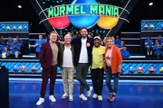 (v.l.n.r.) Florian "Schmiso" Schmidt-Sommerfeld; Guido Cantz; Bastian Bielendorfer; Simon Pearce; Mirja Boes