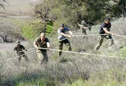 Pictured L to R: Jason Hayes (David Boreanaz), Clay Spenser (Max Thieriot), and Ray Perry (Neil Brown Jr.). Pictured L to R: Jason Hayes (David Boreanaz), Clay Spenser (Max Thieriot), and Ray Perry (Neil Brown Jr.).