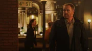 Josh Gates looks off camera in front of Black Dahlia and her murderer Josh Gates looks off camera in front of Black Dahlia and her murderer