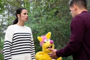 Sim&oacute;n (re.), Woonie und Maria m&uuml;ssen zu ungew&ouml;hnlichen Methoden greifen, um sich der Hexe zu stellen und Woozle zu retten.