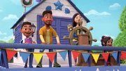 v.li.: Lucas, Omar, Juniper, Lily