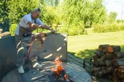 Die Grillmeisterin und Unternehmerin Sandra Honczar beweist, dass das argentinische Barbecue Asado keineswegs nur M&auml;nnersache ist.