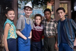 v.li.: Sophie (Olivia Stuck), Sam (Phillip Wampler), Billy (Noah Harden), Archie (Aaron Bantum), Paddy (RJ Fattori).